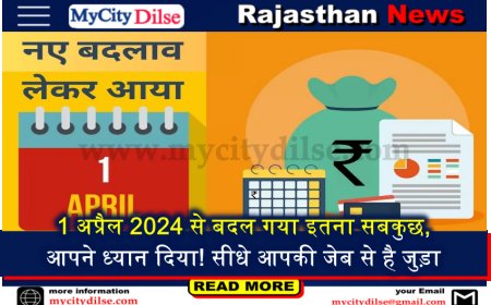 1 अप्रैल 2024 से बदल गया इतना सबकुछ, आपने ध्यान दिया! सीधे आपकी जेब से है जुड़ा