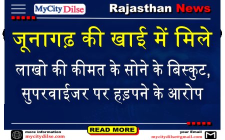 जूनागढ़ की खाई में मिले लाखो की कीमत के सोने के बिस्कुट, सुपरवाईजर पर हड़पने के आरोप