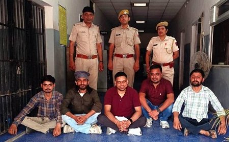 अपराधिक गैंग वालों का सोशल मीडिया पर कर रहे थे महिमा मंडन,धरे गये