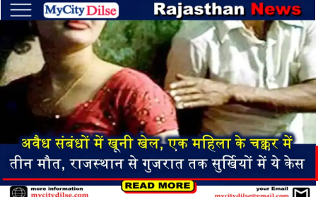 अवैध संबंधों में खूनी खेल, एक महिला के चक्कर में तीन मौत, राजस्थान से गुजरात तक सुर्खियों में ये केस