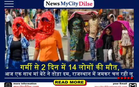 गर्मी से 2 दिन में 14 लोगों की मौत, आज एक साथ मां बेटे ने तोड़ा दम, राजस्थान में जमकर चल रही लू