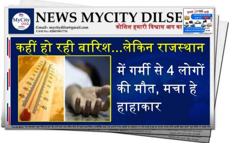 कहीं हो रही बारिश...लेकिन राजस्थान में गर्मी से 4 लोगों की मौत, मचा हे हाहाकार