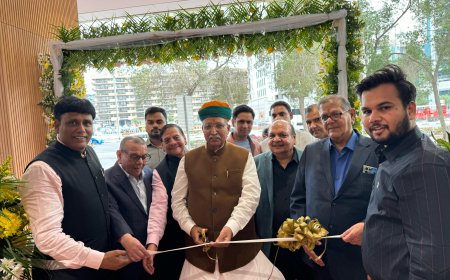 केंद्रीय मंत्री अर्जुनराम मेघवाल ने दुबई में हल्दीराम के पहले अंतरराष्ट्रीय रेस्टोरेंट का भव्य उद्घाटन किया