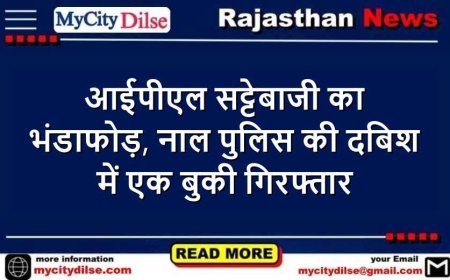 आईपीएल सट्टेबाजी का भंडाफोड़, नाल पुलिस की दबिश में एक बुकी गिरफ्तार