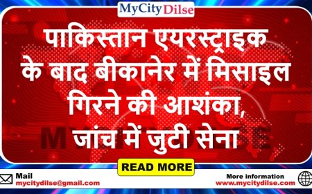 पाकिस्तान एयरस्ट्राइक के बाद बीकानेर में मिसाइल गिरने की आशंका, जांच में जुटी सेना