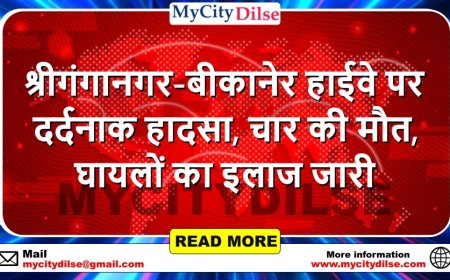 श्रीगंगानगर-बीकानेर हाईवे पर दर्दनाक हादसा, चार की मौत, घायलों का इलाज जारी