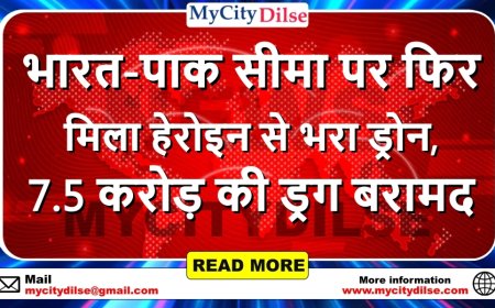 भारत-पाक सीमा पर फिर मिला हेरोइन से भरा ड्रोन, 7.5 करोड़ की ड्रग बरामद