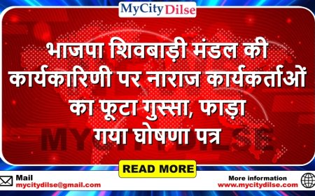 भाजपा शिवबाड़ी मंडल की कार्यकारिणी पर नाराज कार्यकर्ताओं का फूटा गुस्सा, फाड़ा गया घोषणा पत्र