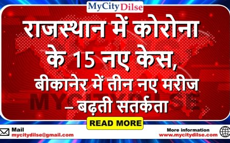 राजस्थान में कोरोना के 15 नए केस, बीकानेर में तीन नए मरीज – बढ़ती सतर्कता