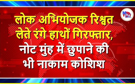 लोक अभियोजक रिश्वत लेते रंगे हाथों गिरफ्तार, नोट मुंह में छुपाने की भी नाकाम कोशिश