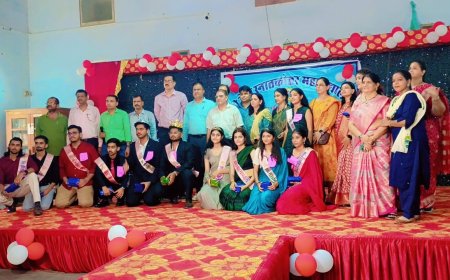 श्री जैन स्नातकोत्तर महाविद्यालय में नव नवांगतुक विद्यार्थियों का फ्रेशर पार्टी से किया स्वागत