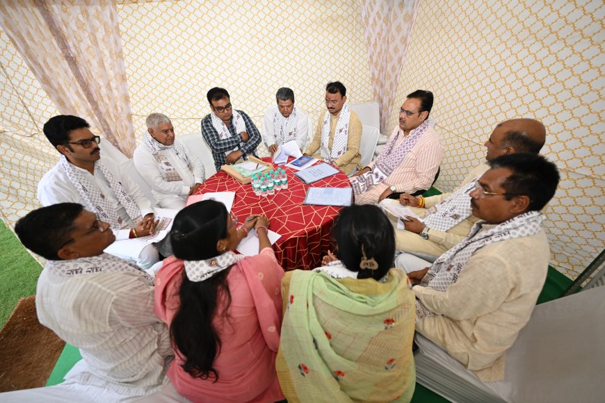बीकानेर जनप्रतिनिधियों, जिलाध्यक्षों के साथ मुख्यमंत्री भजनलाल शर्मा का संवाद