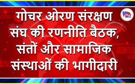 गोचर ओरण संरक्षण संघ की रणनीति बैठक, संतों और सामाजिक संस्थाओं की भागीदारी