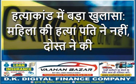 हत्याकांड में बड़ा खुलासा: महिला की हत्या पति ने नहीं, दोस्त ने की
