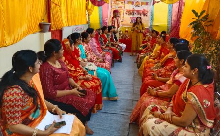 रमक झमक में गणगौर पर बुजुर्ग महिलाओं ने सुनाए संस्मरण,पढ़ी रचनाए