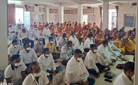 नोखा में नवकार महामंत्र दिवस पर गूंजा जाप, विश्व शांति के लिए जैन समाज का सामूहिक आयोजन