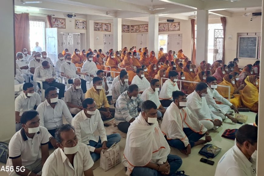 नोखा में नवकार महामंत्र दिवस पर गूंजा जाप, विश्व शांति के लिए जैन समाज का सामूहिक आयोजन