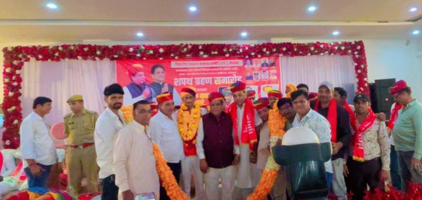 जिला टेंट व्यवसाय वेलफेयर समिति का शपथ ग्रहण समारोह संपन्न: राजेंद्र काला बने अध्यक्ष