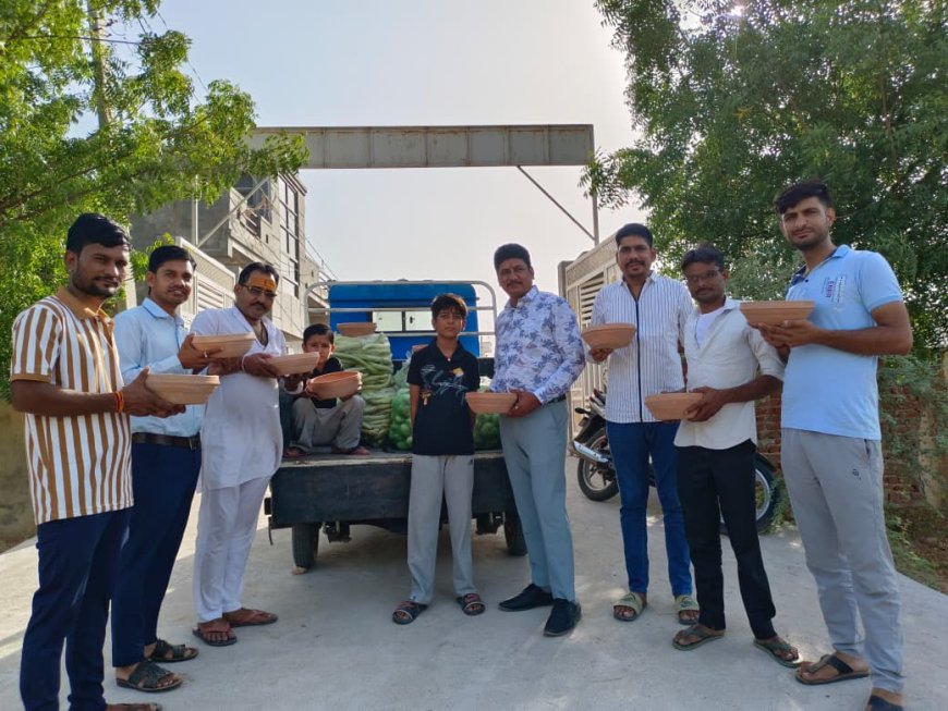 विप्र सेना कोषाध्यक्ष कैलाश कठातला ने सेवा कार्यों के साथ मनाया जन्मदिन, पक्षियों के लिए लगाए परिंडे