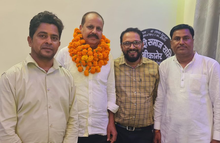 खत्री मोदी समाज की बैठक आयोजित, सर्वसम्मति से शिव मोदी बने कार्यवाहक उपाध्यक्ष